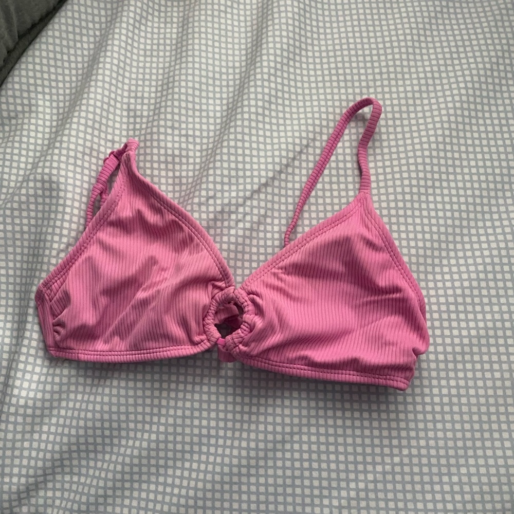 pink bikini top